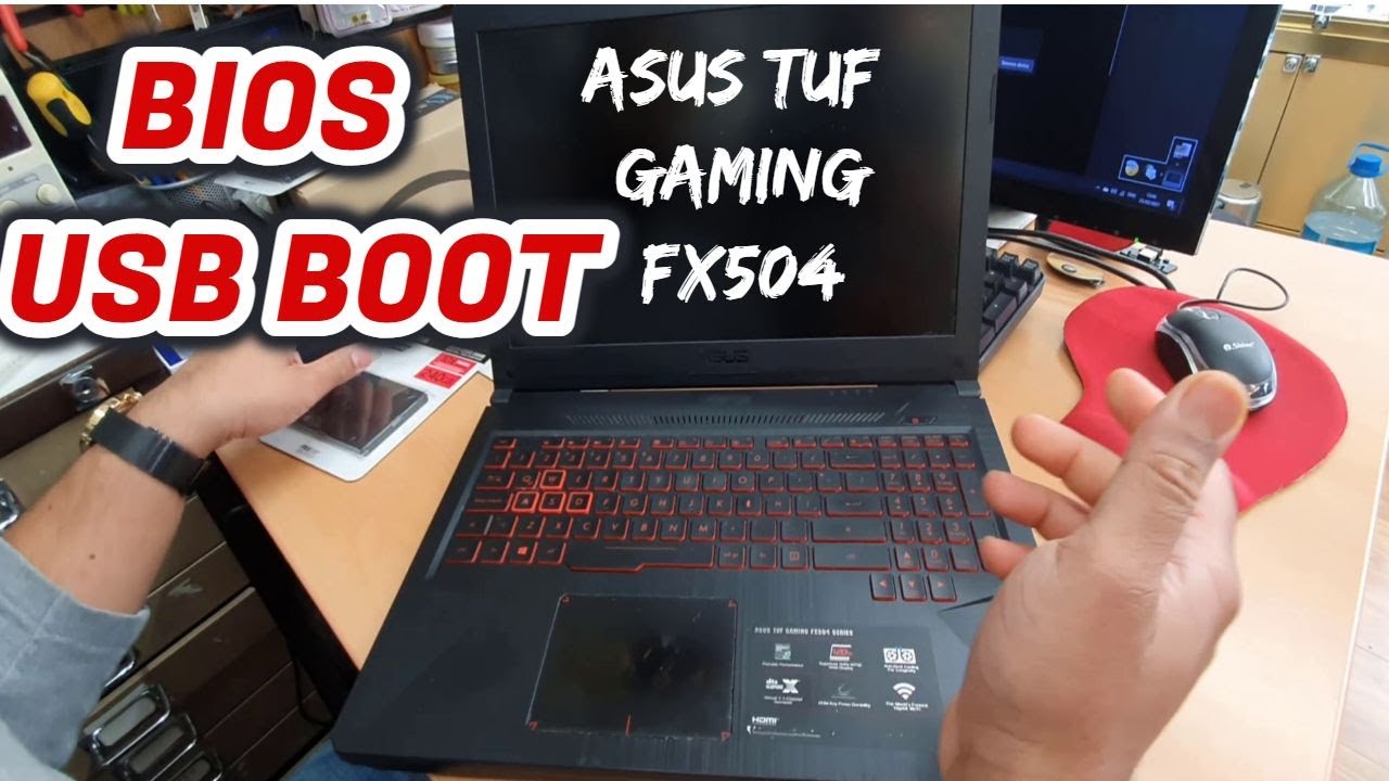 Как войти в BIOS и загрузиться с USB на Asus TUF Gaming FX504G