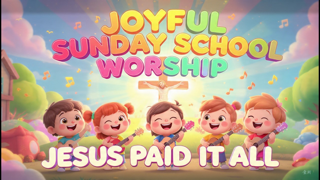 Joyful Sunday School Worship | Jesus Paid It All Kids Praise Song #SundaySchoolWorship