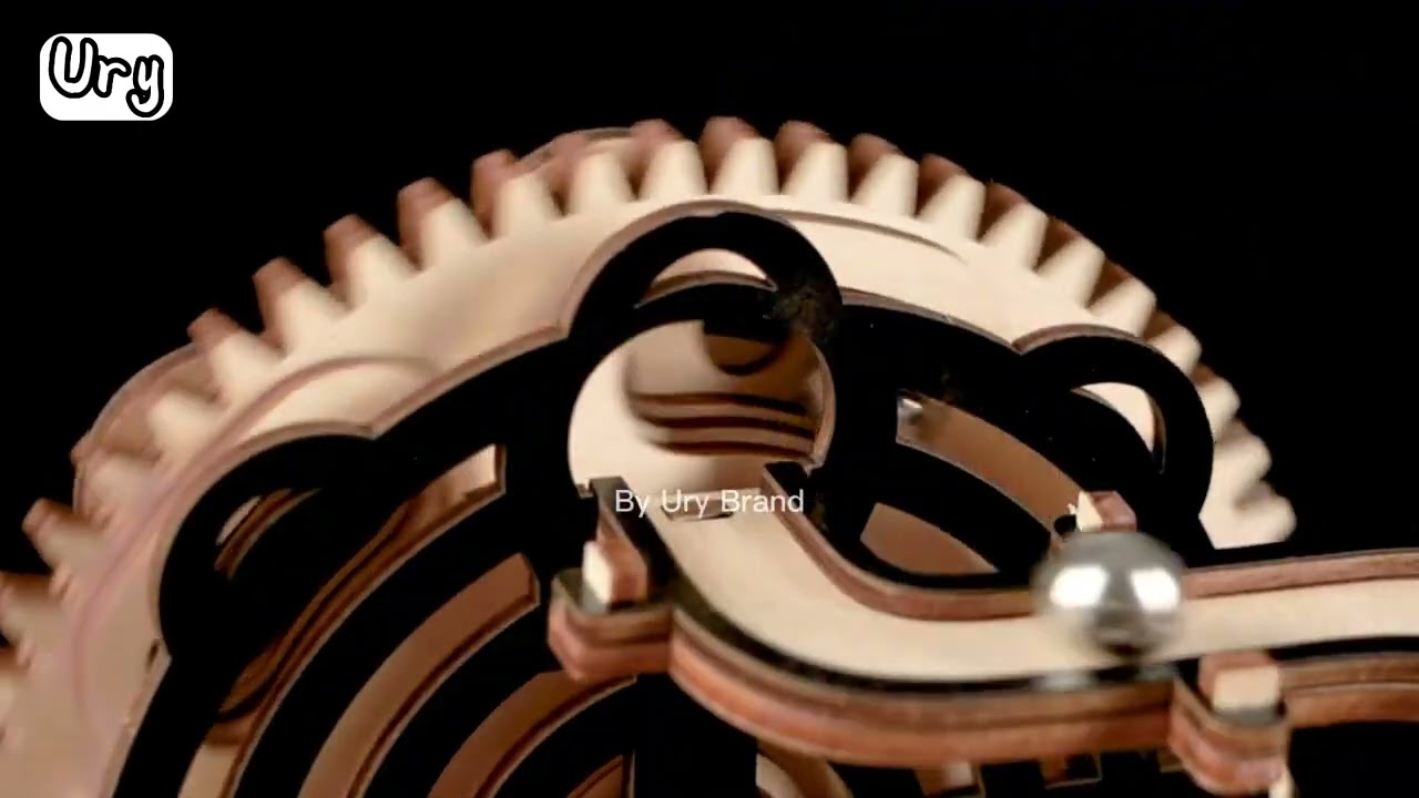 3D Wooden Puzzle Marble Run Set DIY Mechanical Track Electric Manual