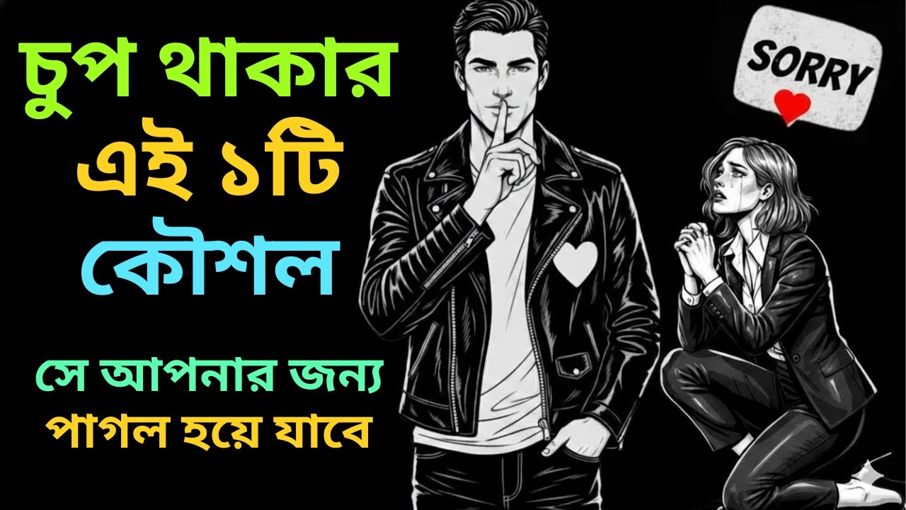 চুপ থাকার এই ১টি কৌশল মানুষটিকে আপনার জন্য পাগল করে দেবে | Silent Treatment Psychology