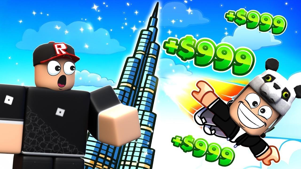 ROBLOX TIRMAN VE ZIPLA OYUNUNDA MİLYARLAR KAZANIYORUZ!