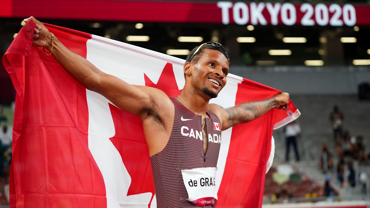 Tokyo Olympics: Moments from De Grasse&rsquo;s 200m gold medal race