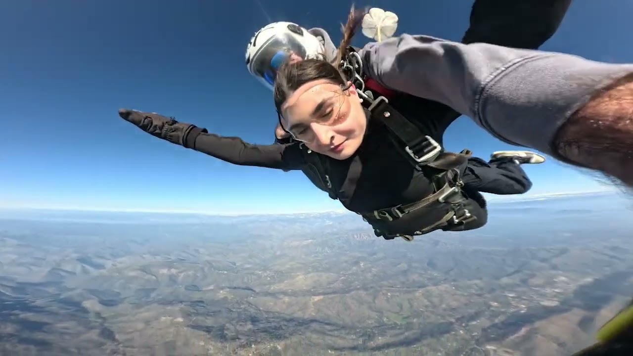 Katy Goes for a Jump At Skydive Yosemite!