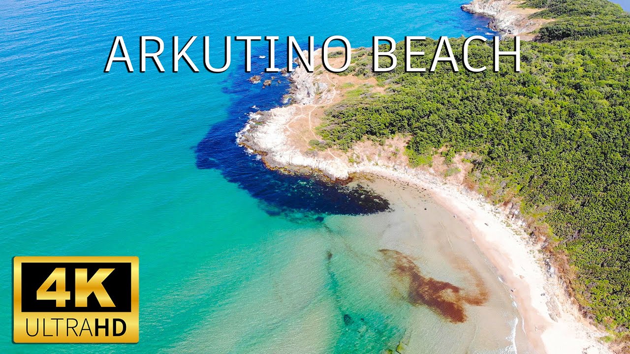 Arkutino Beach, Bulgaria - Relaxation 4K Drone Video