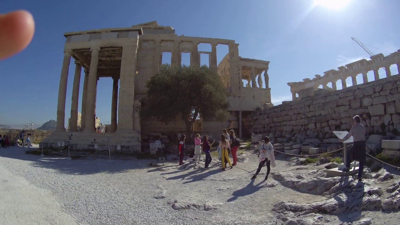 Erechtejon Acropolis  - 4K