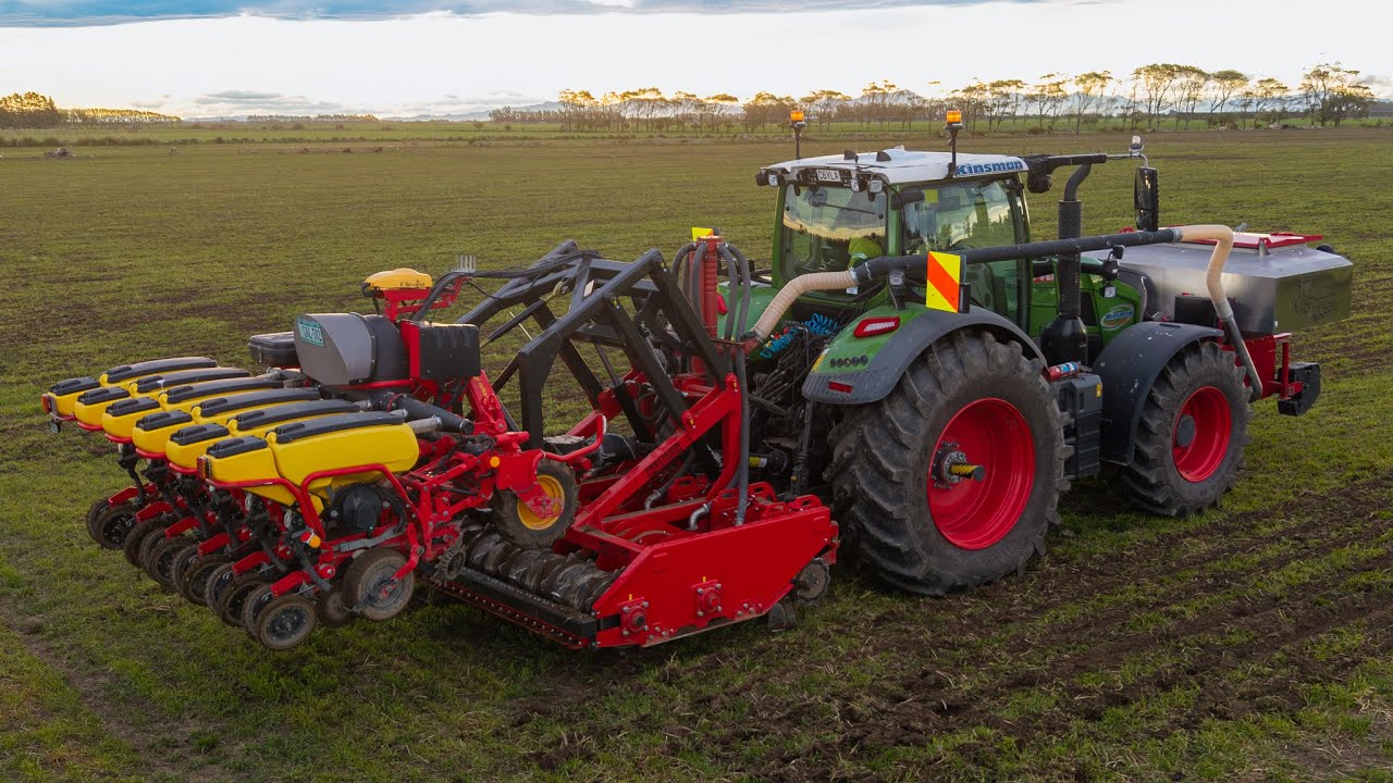 Fendt Vario 728 Strip Tilling and Planting