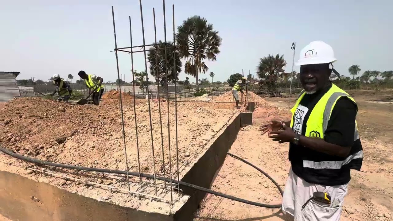 Exciting! 2nd Raft Foundation. Building In The Gambia 🇬🇲