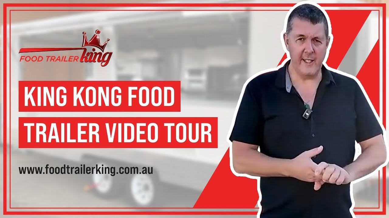 King Kong Food Trailer – The Biggest & Best Fully Equipped 6m Food Trailer (Plug & Play Setup)