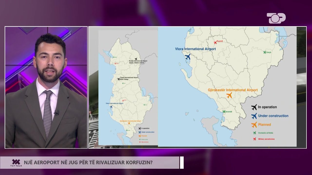 Aeroporti i ri në Sarandë apo Gjirokastër? A mund ta pengojë Korfuzi ndërtimin e tij – Top Talk