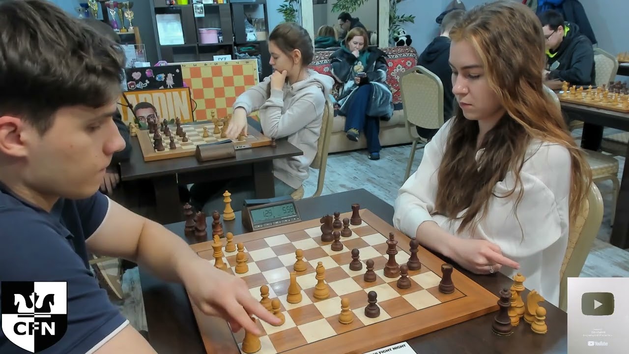 Clark Kent (1976) vs WFM Fatality (2028). Chess Fight Night. Blitz
