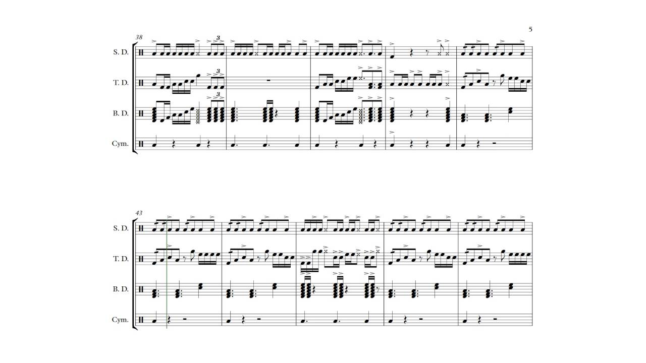 Drum Batle - Movement 1