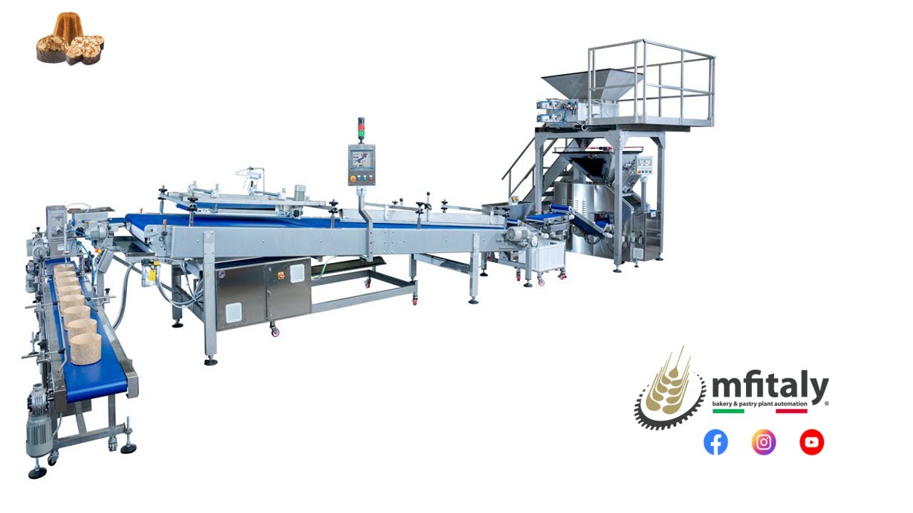 MFITALY | Automated Panettone Production Line | معدات المخابز | 烘焙設備 | панеттоне