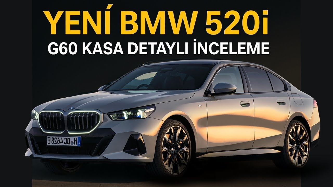 Yeni BMW 520i G60 Kasa - Lüks, Teknoloji ve Sürüş Keyfi Bir Arada!