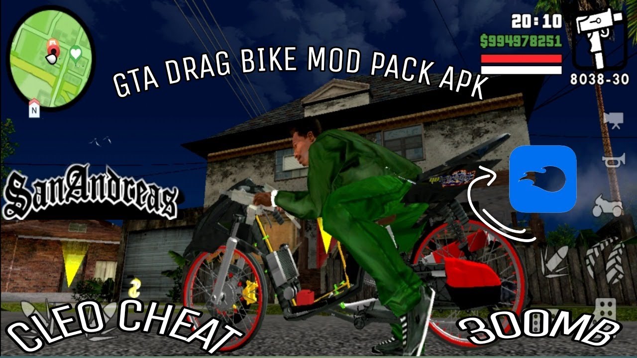 GTA DRAG BIKE  MOD PACK APK FULL TUTORIAL VIDEO