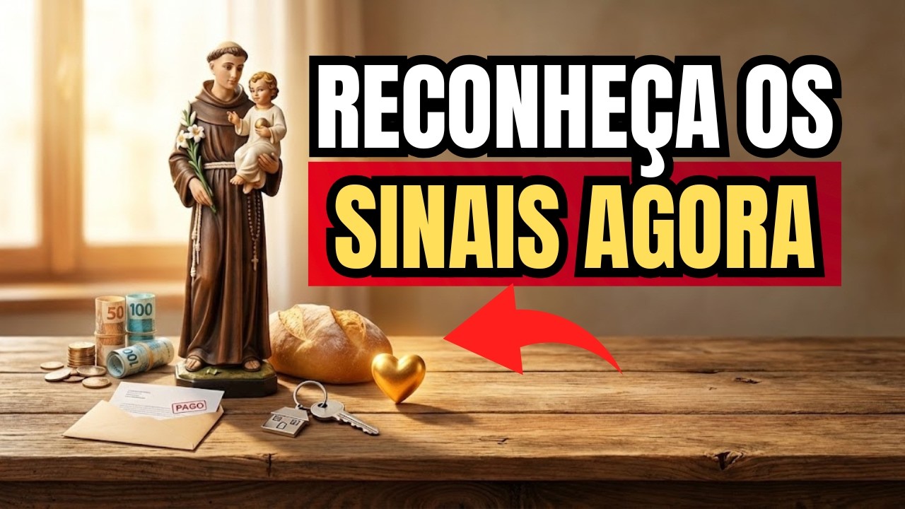 5 SINAIS de que SANTO ANTÔNIO está atendendo ao seu pedido URGENTE de ajuda FINANCEIRA