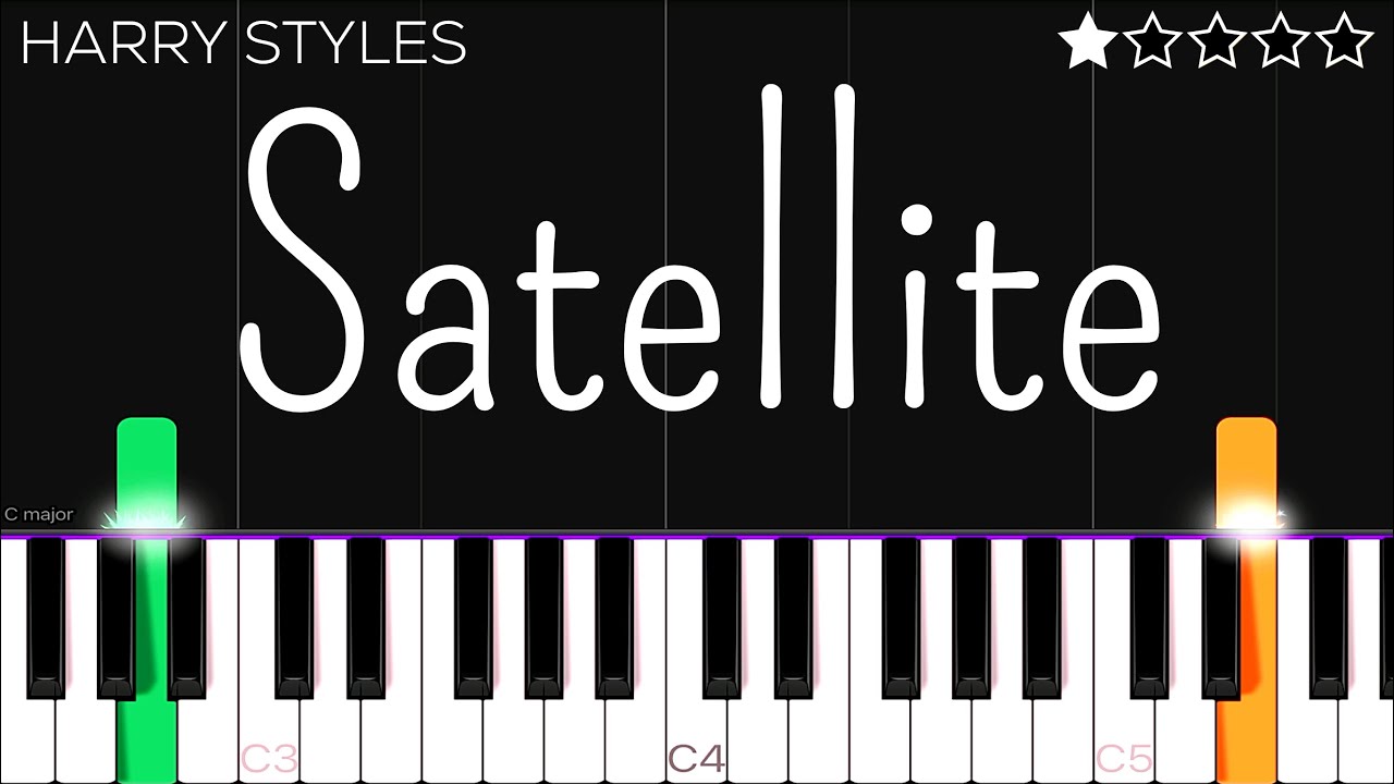 Harry Styles - Satellite | EASY Piano Tutorial