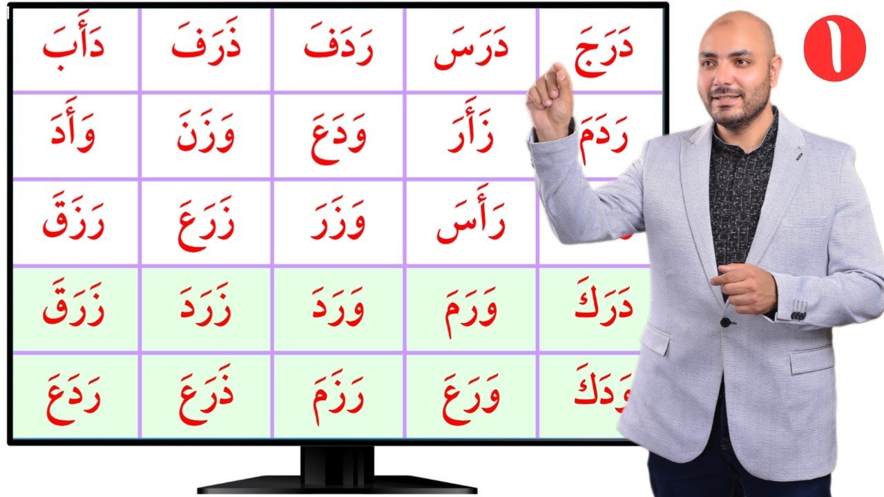 1. دورة تعليم القراءة في اللغة العربية Learn Arabic/alphabet/reading
