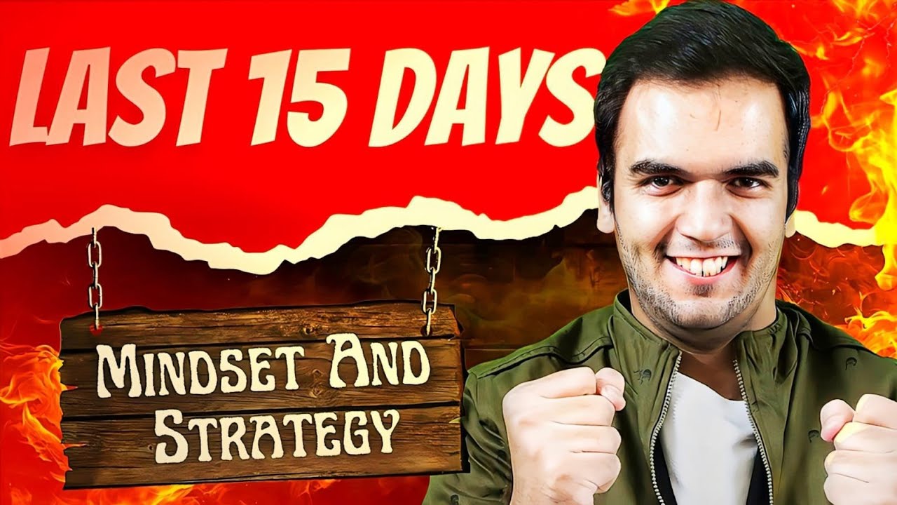 LAST 15 Days - Planning What to Do? Maharashtra State Board - RG Lectures Guidance and MOTIVATION!
