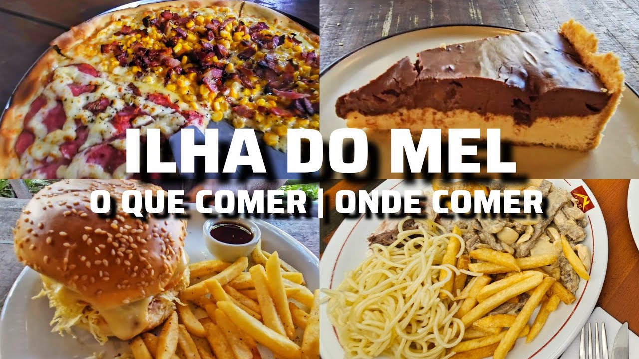 🍽 ONDE COMER BEM na Ilha do Mel GASTANDO POUCO! (COM PREÇOS) ILHA DO MEL - Paraná