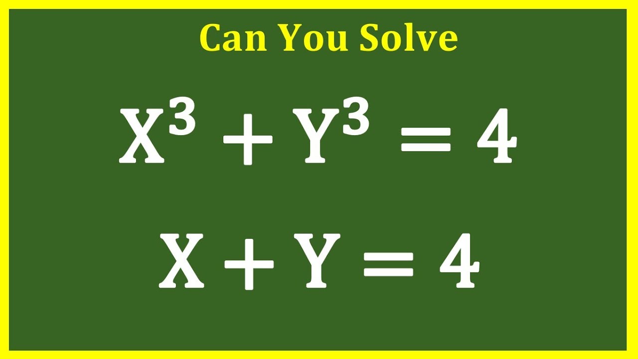 Germany | Can You Solve this? | A Nice Math Olympiad Question | Algebra Problem |