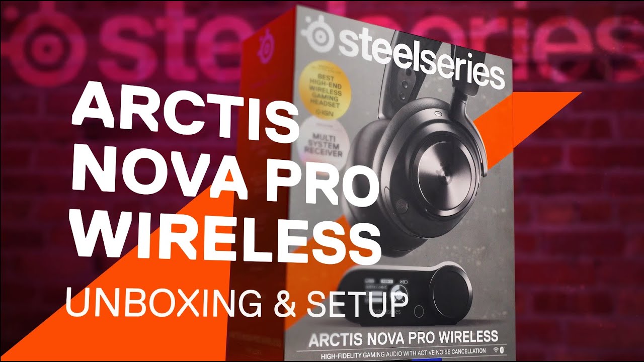 Распаковка и настройка Arctis Nova Pro Wireless