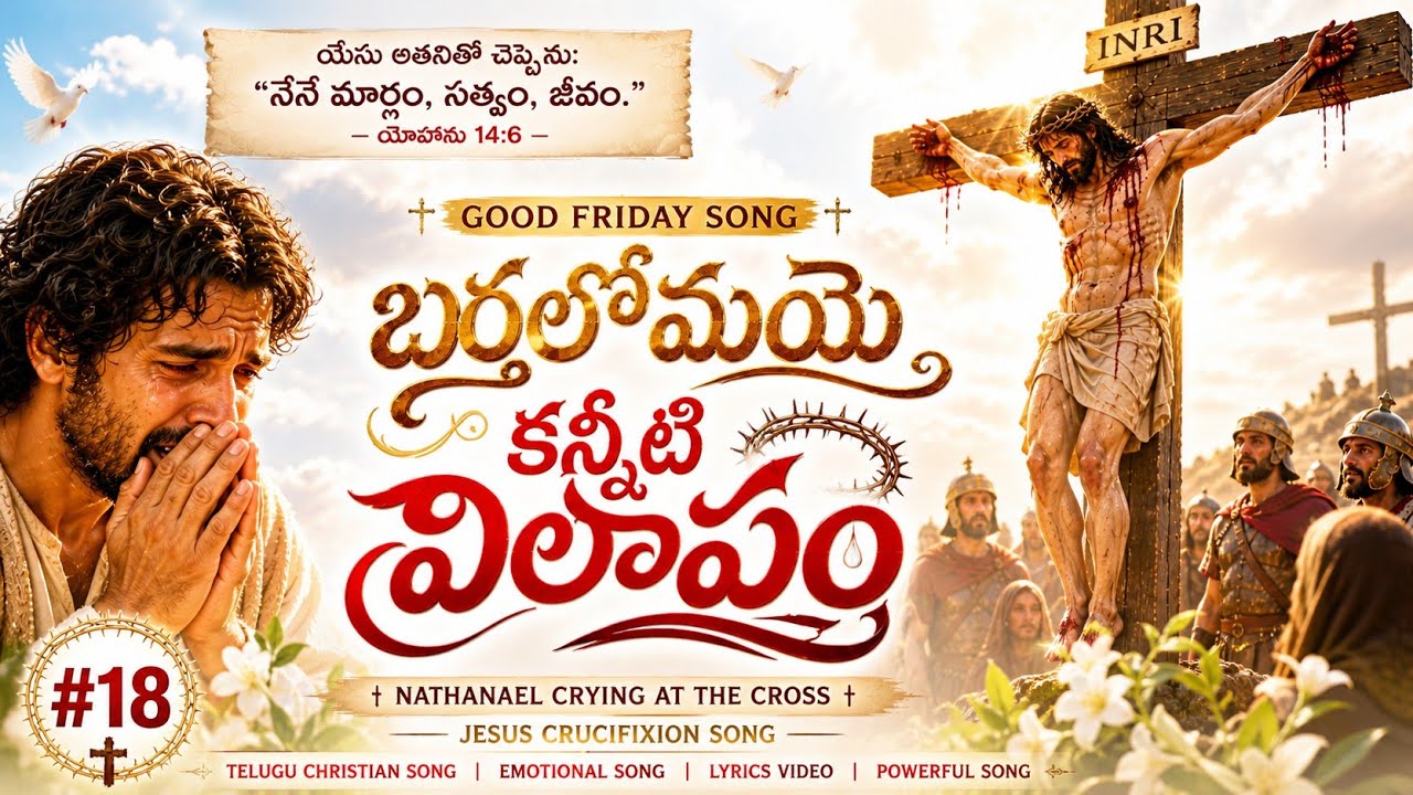 బర్తలోమయి కన్నీటి విలాపం | #18 Nathanael Crying at the Cross | Jesus Crucifixion Song
