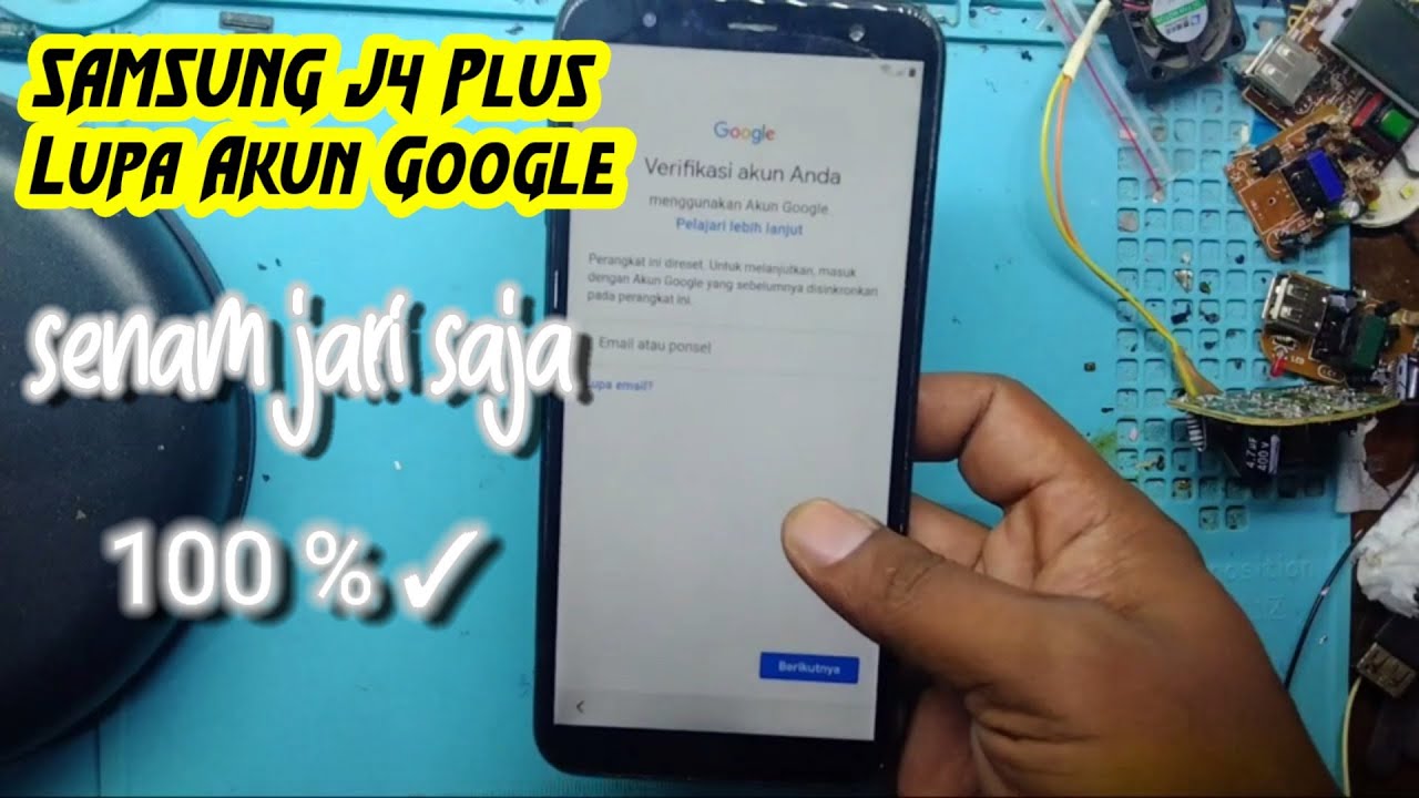 SAMSUNG J4 PLUS LUPA AKUN GOOGLE. FIX