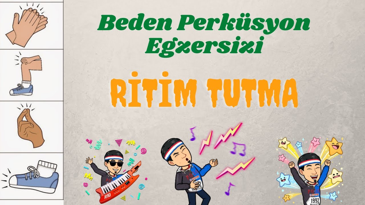 Beden Perk&uuml;syonu Egzersizi / Ritim &Ccedil;alışması / #body  #percussion #rytmusic