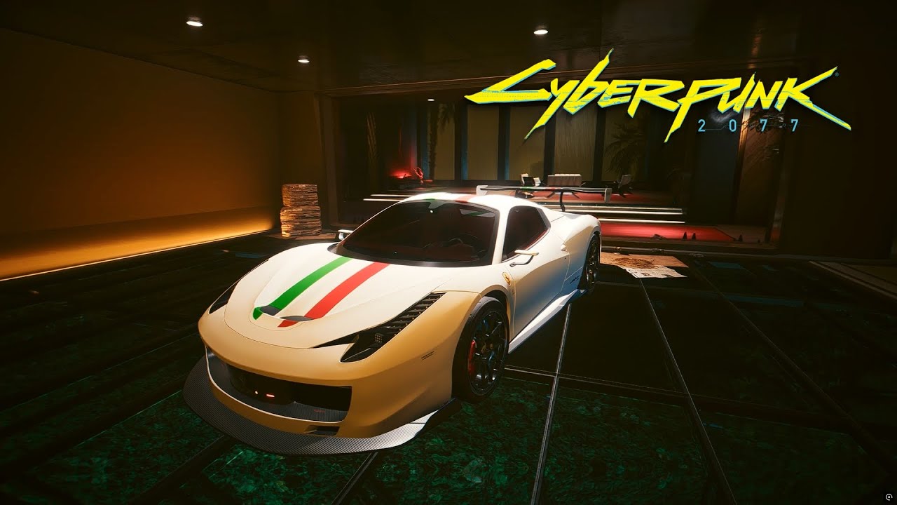 Ferrari 458 Night Drive in Rain 🌧️ with Johnny Silverhand