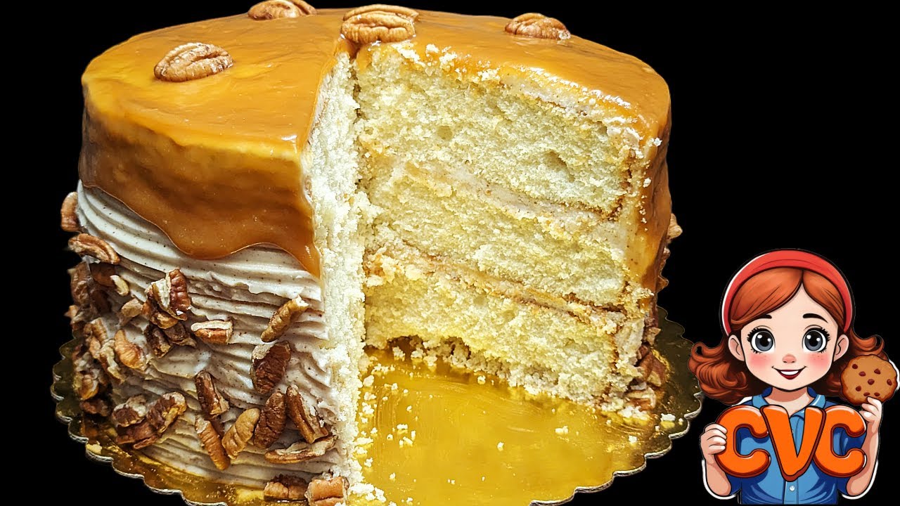 Old Fashioned Southern Praline Cake - Browned Butter Frosting - Mama's Southern Recipes