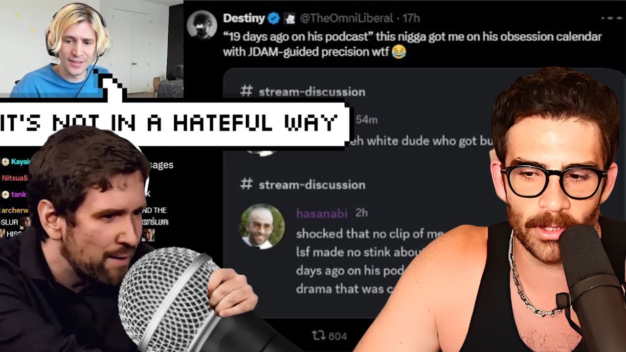 HasanAbi reacts to xQc Explains Destiny saying The N Word