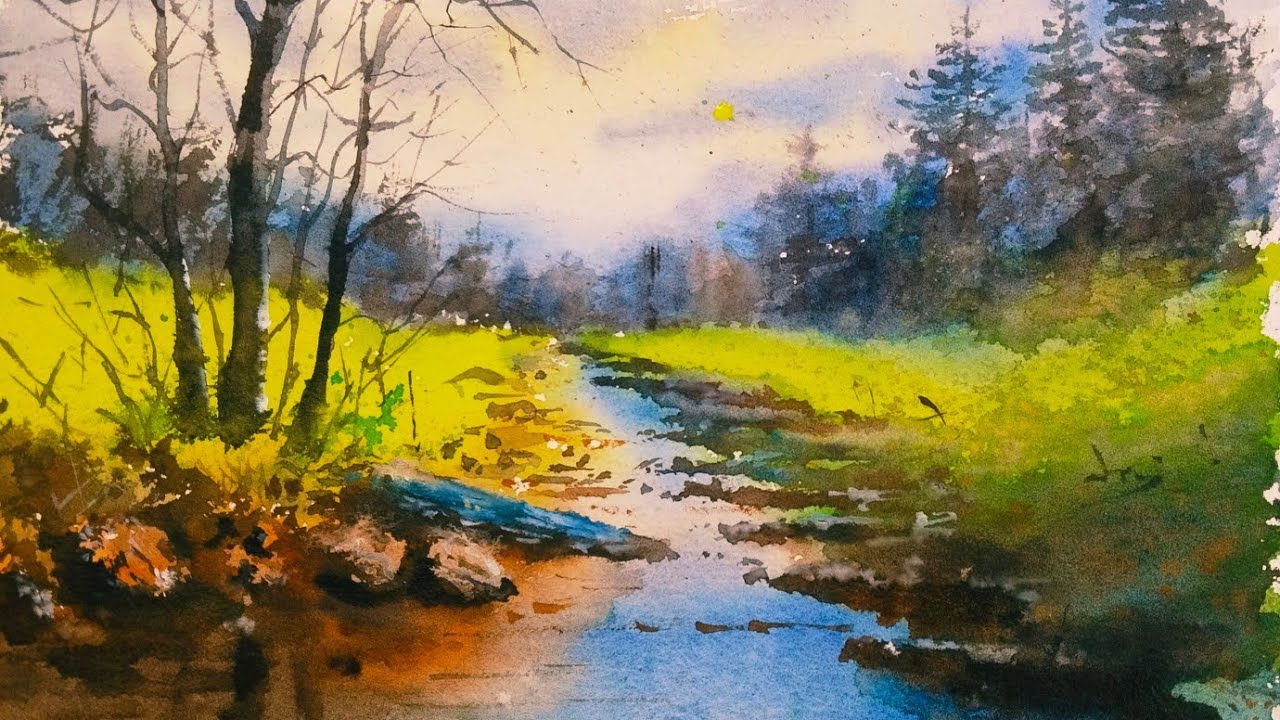 Nature’s whisper in watercolor