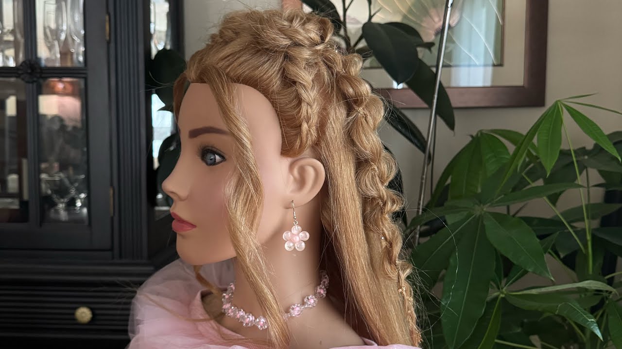 Braids, Flowers and Festival Feels 🎉 | ASMR | Cute Flower Buns Hairstyle - Finishing Touches