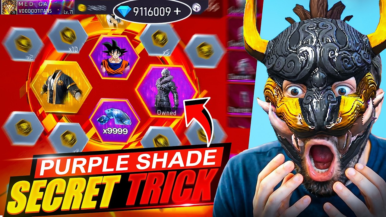 Top 10 Tricks to Get Purple Shade Bundle 🤯 in FREE FIRE ID 😱 ₹10,00,000 wasted - Garena&nbsp;Free&nbsp;Fire