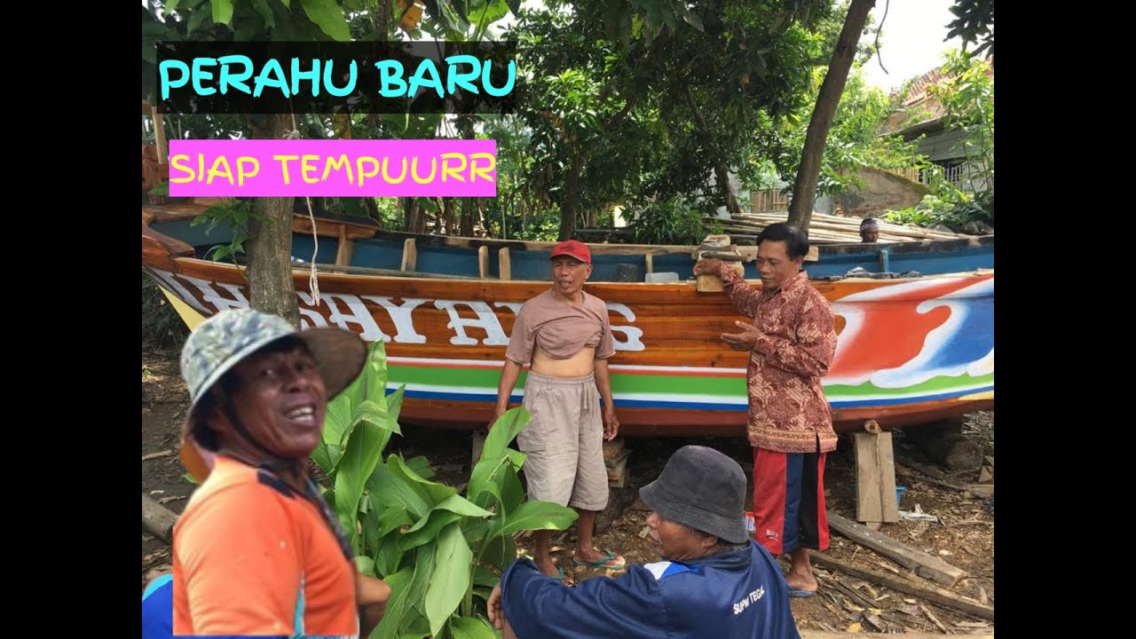 GALANGAN PERAHU KAYU BARU DI BREBES