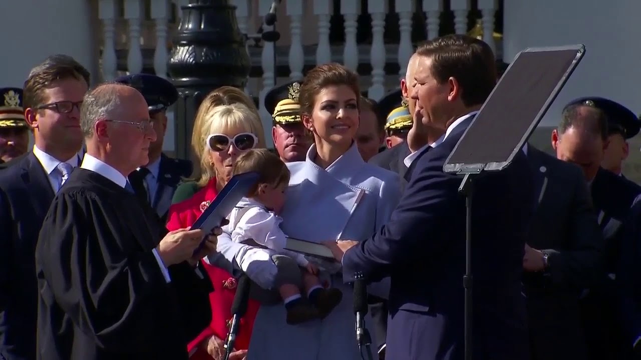Ron DeSantis is sworn in as Florida Governor