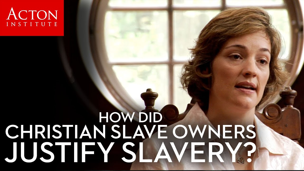 How did Christian slave owners justify slavery?