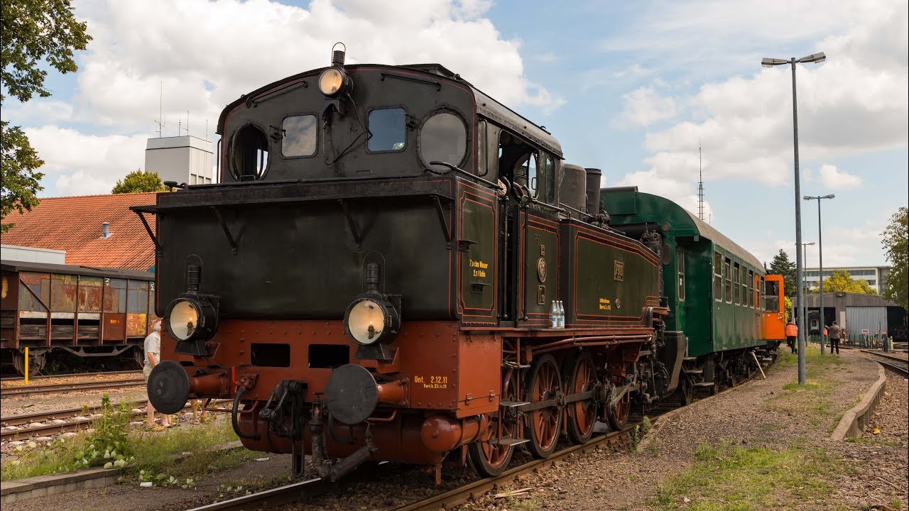 Museums - Eisenbahn Minden mit Dampflok 92 638 oder Stettin 7906 nach Kleinbremen & Hille 11 08 2019