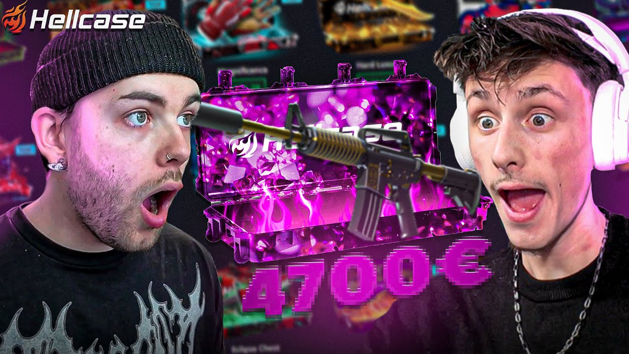 JE DROP LA M4 KNIGHT A 5K CONTRE @Feralito  EN CASEBATTLE SUR HELLCASE !