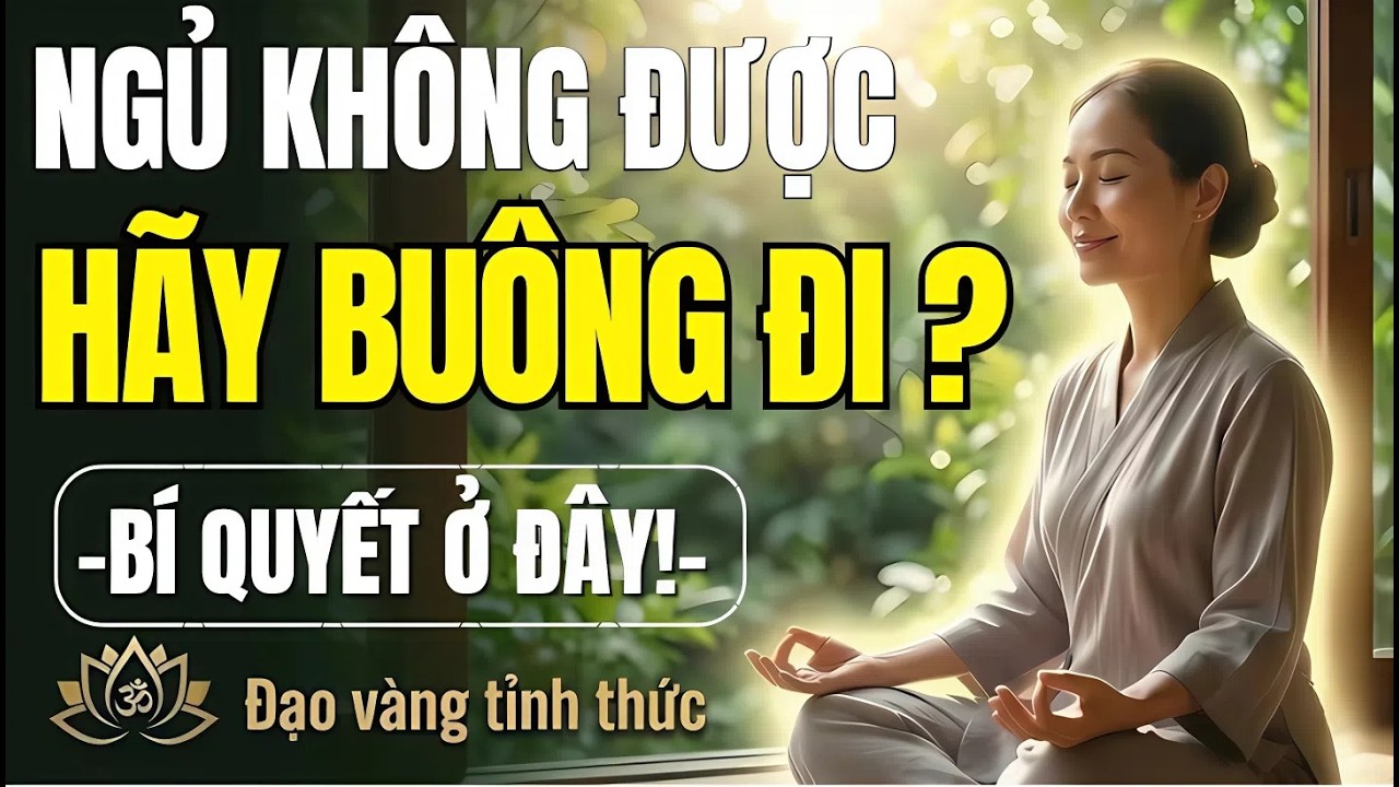Càng Buông Bỏ Càng Hạnh Phúc: Bí Quyết Ngủ Ngon Cho Người Hay Lo Nghĩ (Dành cho người đang stress)