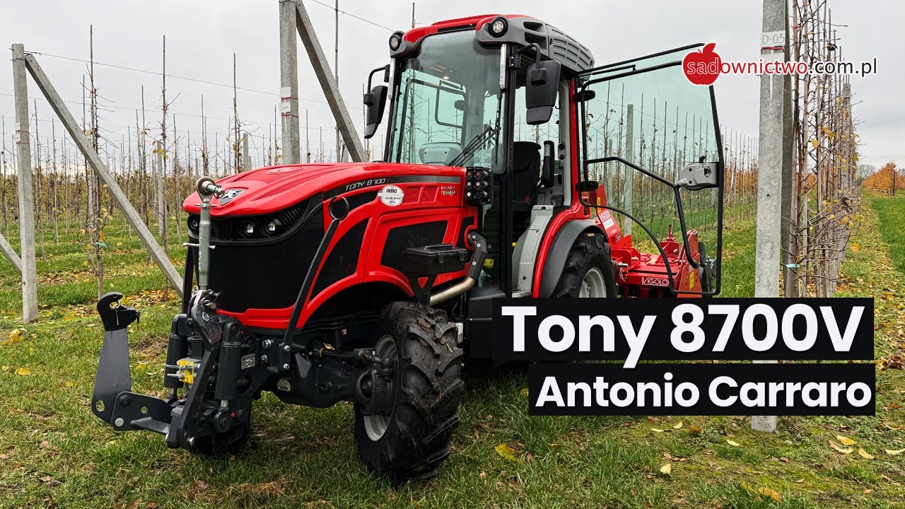 Antonio Carraro TONY 8700V - ciągnik nie dla każdego