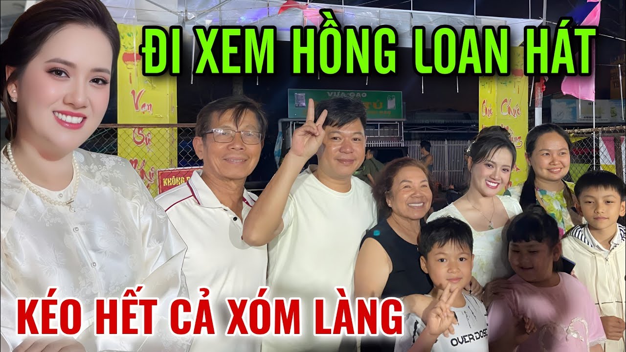 Chuột Cái Ngất Xỉu Khi Nhìn Cảnh Này ! Kéo Hết Cả Xóm Đi Xem Chị Hồng Loan Hát 