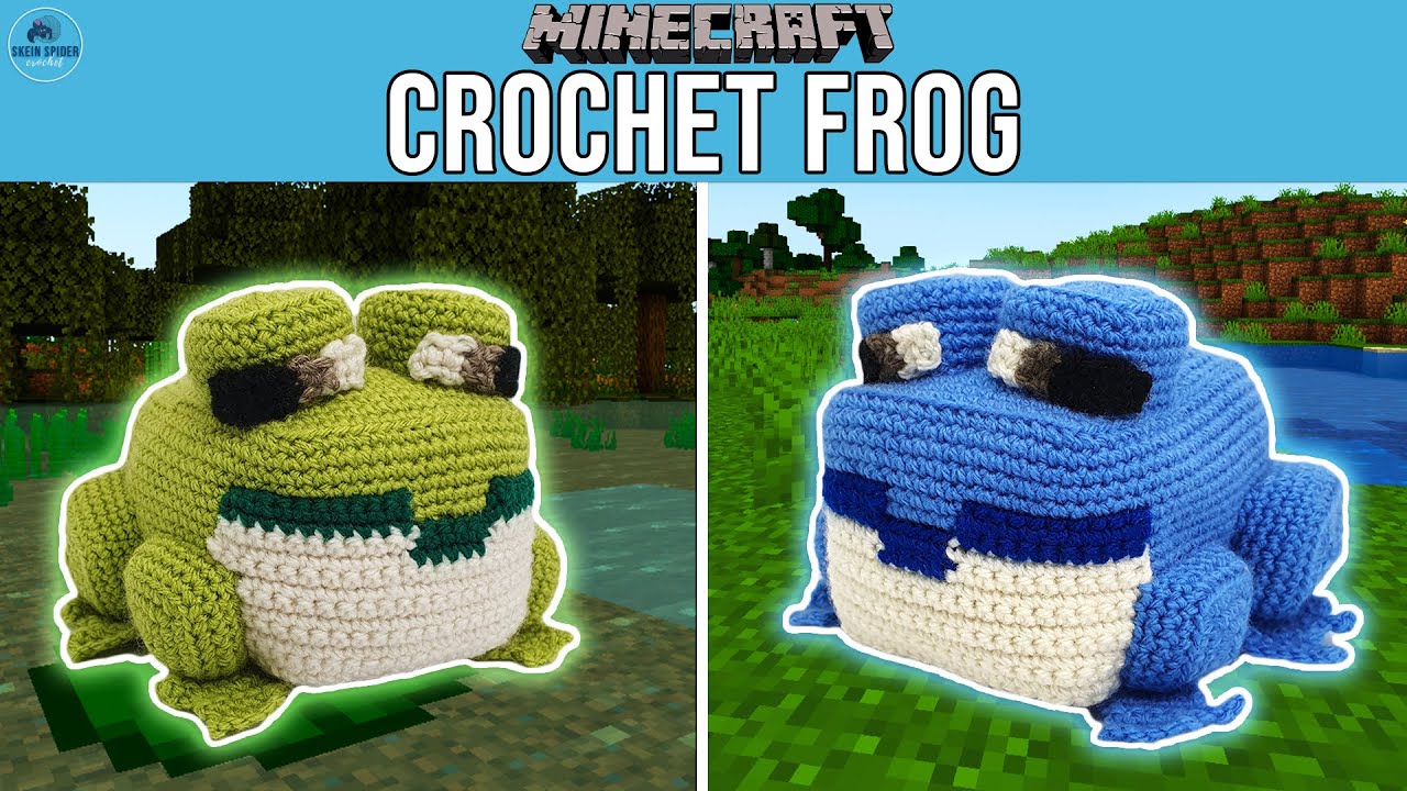 MINECRAFT FROG | Crochet Pattern and Tutorial for Beginners