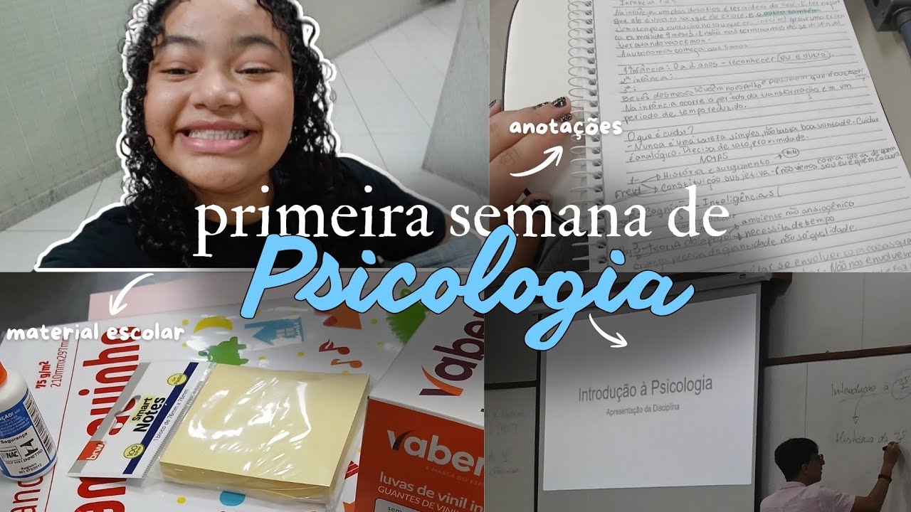 MINHA PRIMEIRA SEMANA DE AULA NA FACULDADE | Mariana Fernandes 