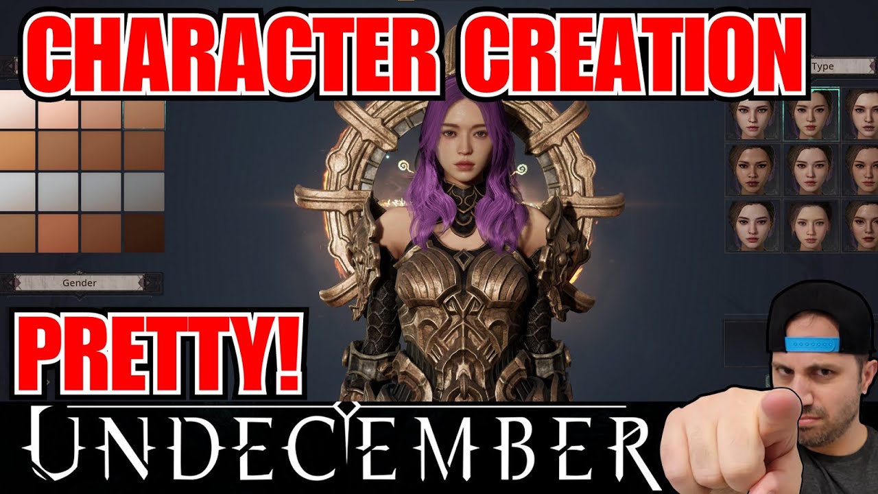 Undecember Character Creation & Little Easter Eggs!! The Game Is Very Pretty!!
