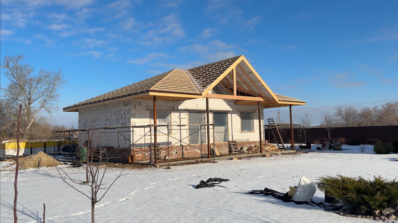 Multi-Gable Mansard Roof: Многощиповая мансардная крыша