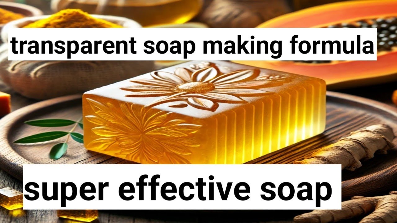 Transparent soap making formula