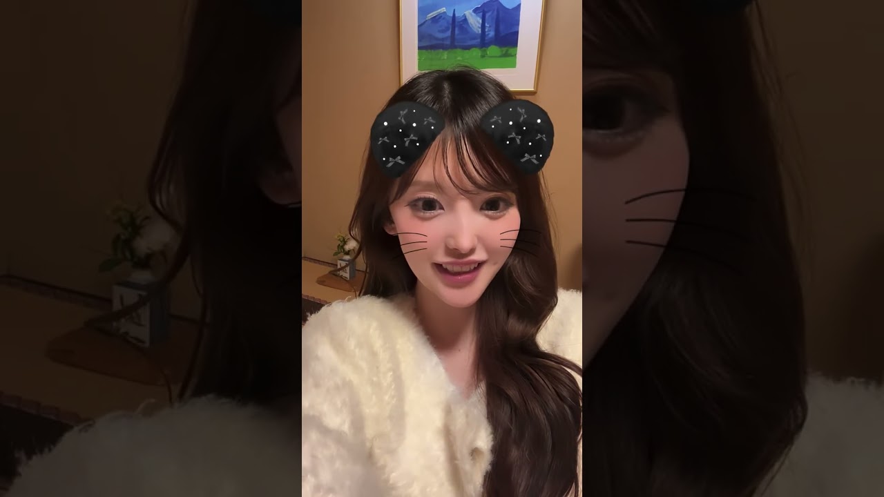 24.12.13 ② InstaLive インスタライブ #小川千奈 🍘🧸🍓🍛  左右反転 (アップコン)