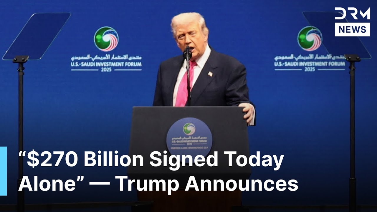 &ldquo;$270 Billion Signed Today Alone&rdquo; &mdash; Trump Announces Record Deals With Saudi Arabia | AC1B