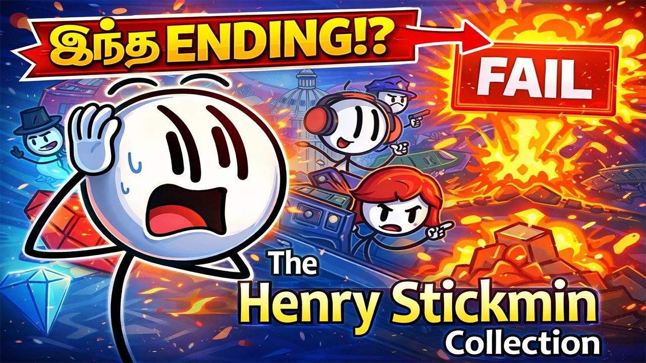 Henry Stickmin Funny FAIL Ending 😂 | The Henry Stickmin Collection Gameplay Tamil
